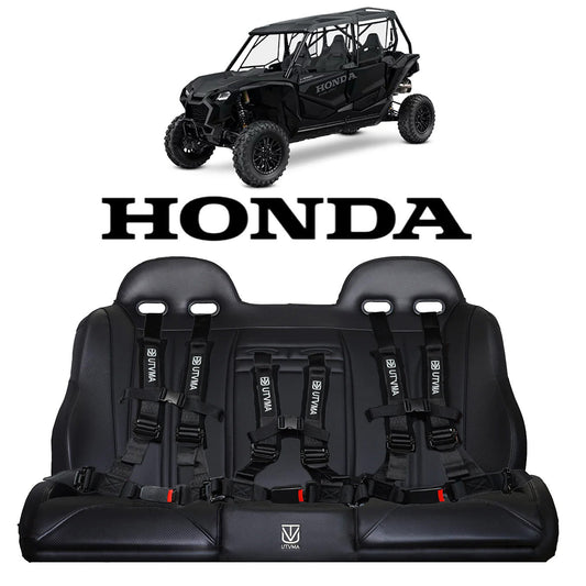 Honda Talon 4 Rear Bench Seat W Harnesses (2019+) - Bench Seat