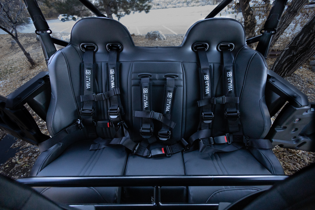 Honda Talon 4 Rear Bench Seat W Harnesses (2019+) - Bench Seat