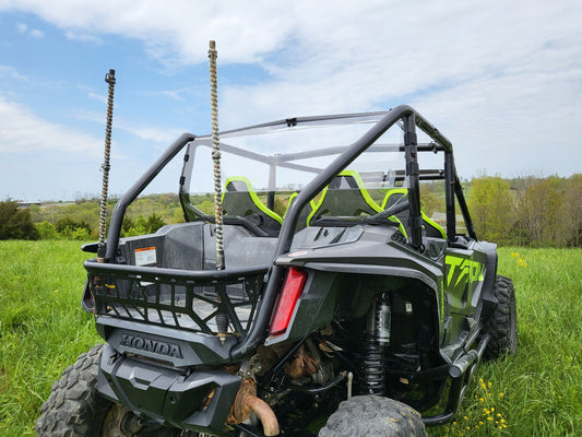 Honda Talon 4-Seater - 1-Pc Lexan Back Panel w/Vent Option - Back Panel