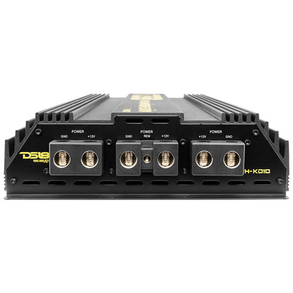 HOOLIGAN KO 1-Channel Amplifier with Voltmeter 10000 Watts Rms at 1-Ohm Made In Korea/Red DS18