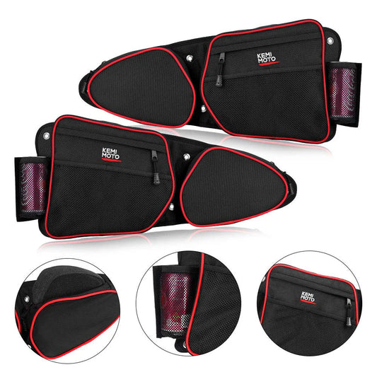 Front Side Door Bags with Knee Pad for Polaris RZR XP 1000