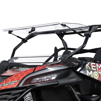 3-in-1 Folding Half Flip Windshield for CFMOTO ZForce 950