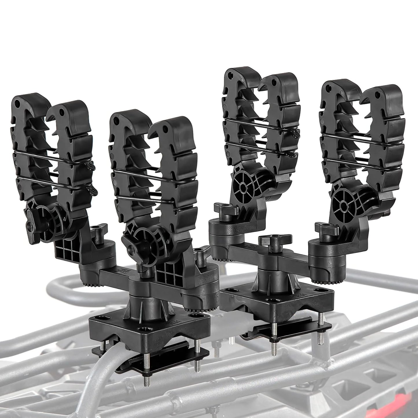 Double Gun Rack Holders for 0.75" to 2" Tubular or Square Bars