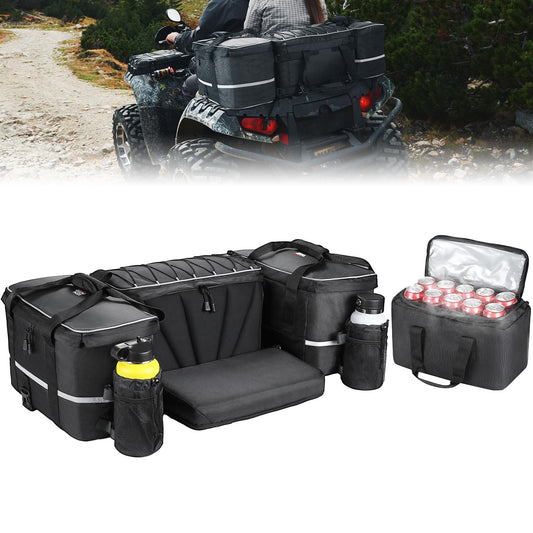 Universal 74L Large ATV Cargo Bag with Cooler Bag