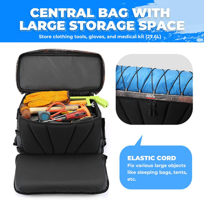 67L ATV Waterproof Storage Bags With Thicker Seat