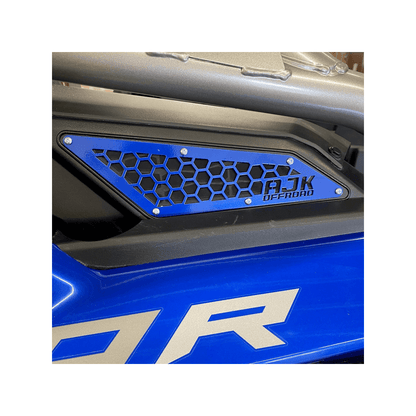 Intake Vent Covers Polaris Pro XP / Pro R / Turbo R / Pro S - Outside / Blue - Vehicle Parts & Accessories
