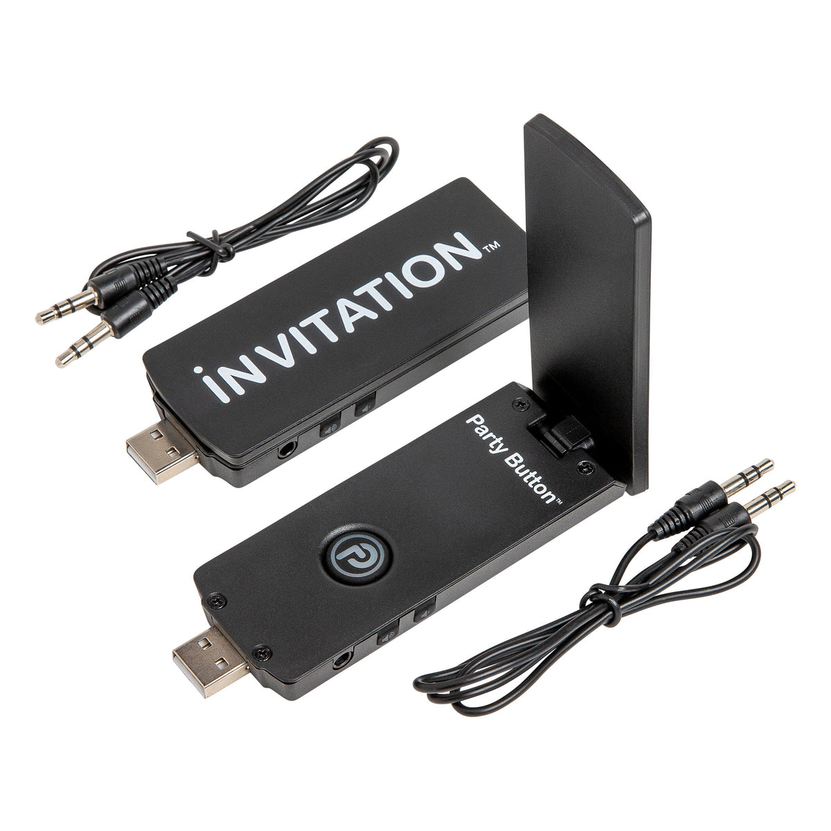 iNVITATION USB multi-sync wireless adapters with one-click Party Button pairing (2pcs) - Party Bar Speaker Speaker w/