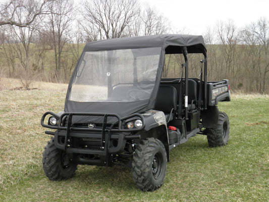 John Deere 550/560/590 4-Seater - Vinyl Windshield/Top/Rear Combo - Windshield/Roof/Back Panel