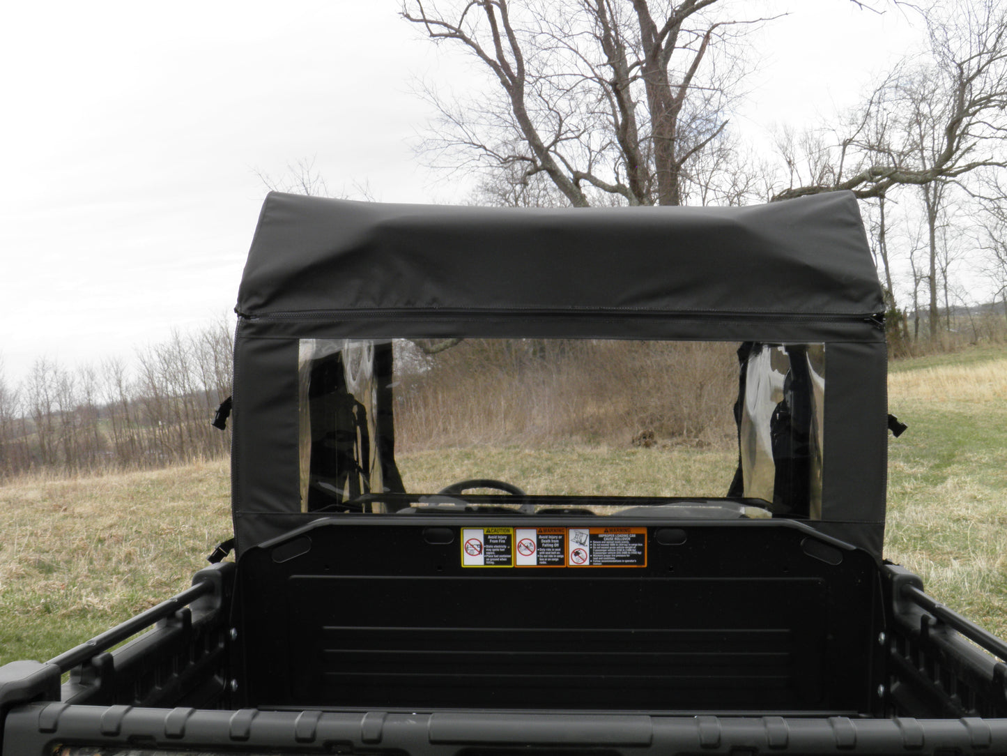 John Deere 550/560/590 4-Seater - Vinyl Windshield/Top/Rear Combo - Windshield/Roof/Back Panel