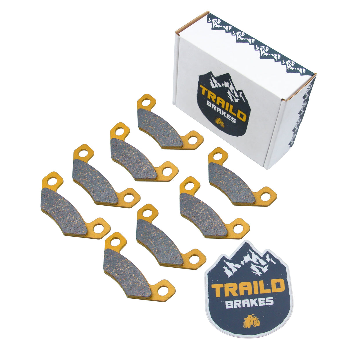 John Deere Gator 4X2 HPX/4X4 HPX/4X4 Trail HPX (Gas) Ceramic Brake Pad Set - Brake Pads