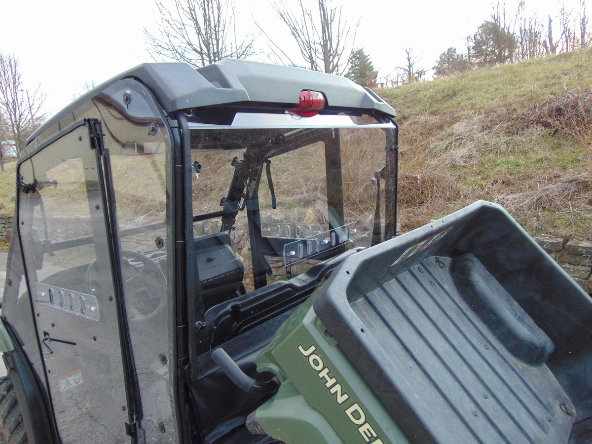 John Deere Gator 550/560/590 4-Seater - 1 Pc Lexan Back Panel w/Vent Option - Back Panel