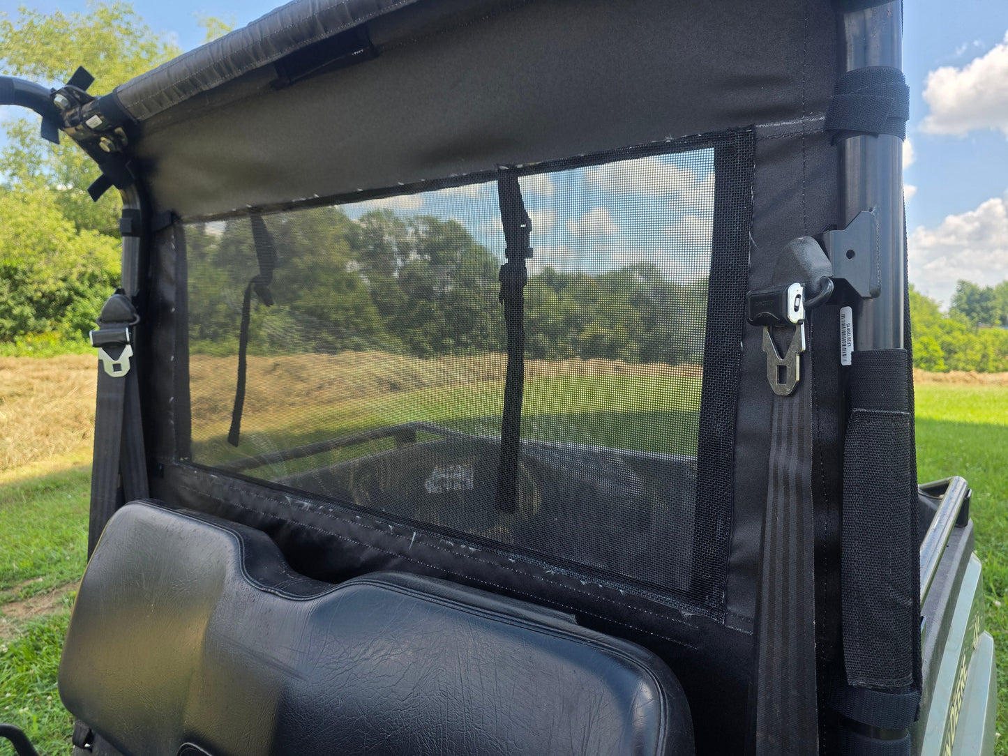 John Deere Gator 550/560/590 - Soft Back Panel with Mesh/Vinyl Window - Back Panel