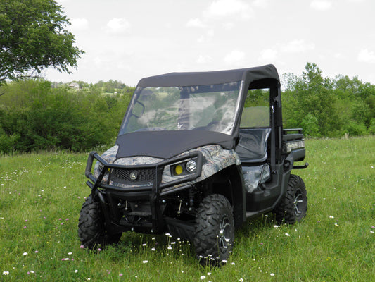 John Deere Gator 550/560/590 - Vinyl Windshield/Top Combo - Windshield and Roof