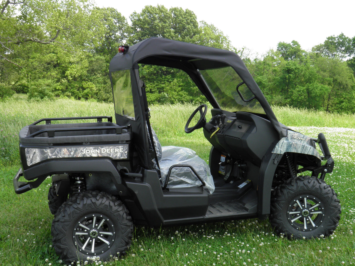 John Deere Gator 550/560/590 - Vinyl Windshield/Top/Rear Combo - Windshield/Roof/Back Panel