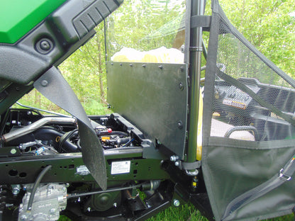John Deere Gator HPX/XUV (2015+) - Lexan Back Panel w/Vent and ABS Lower Panel Options - Back Panel