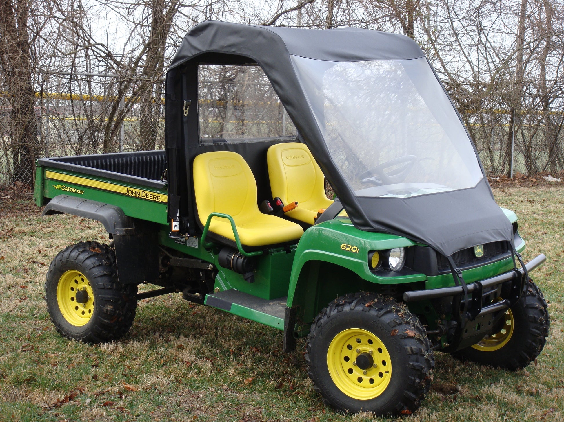 John Deere Gator HPX/XUV (2015+) - Vinyl Windshield/Top Combo - Windshield and Roof