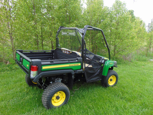 John Deere Gator HPX/XUV - Lexan Back Panel w/Vent and ABS Lower Panel Options - Back Panel