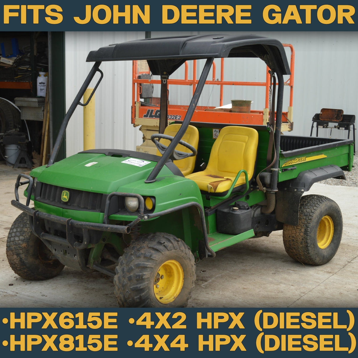 John Deere Gator HPX615/HPX815/HPX Diesel Ceramic Brake Pad Set - Brake Pads