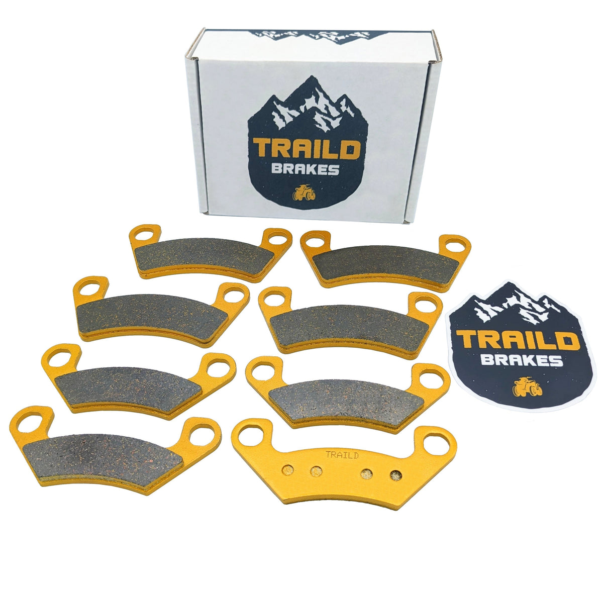 John Deere Gator XUV550/XUV560/XUV590/XUV835/XUV865/RSX860 Ceramic Brake Pad Set - Vehicle Parts & Accessories