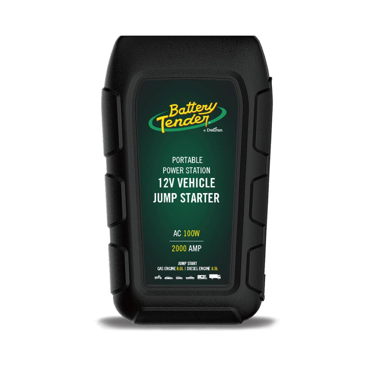 Jump N Start 2000 Amp Power Station with 100W Inverter - Battery
