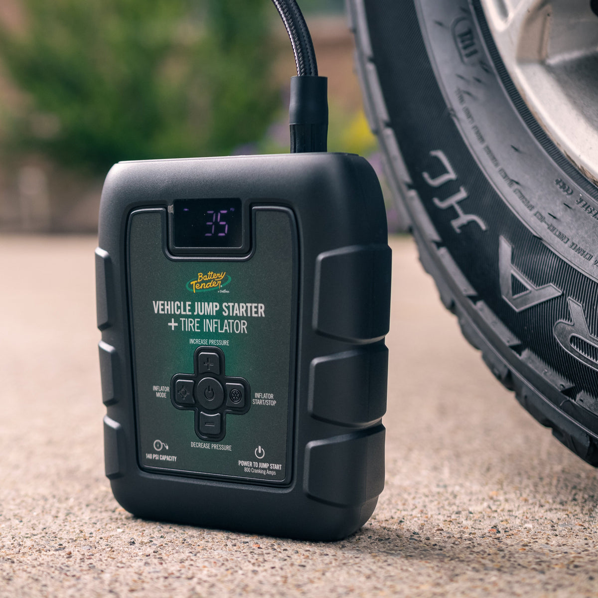 Jump N Start 800 Amp Jump Starter and Tire Inflator - Battery