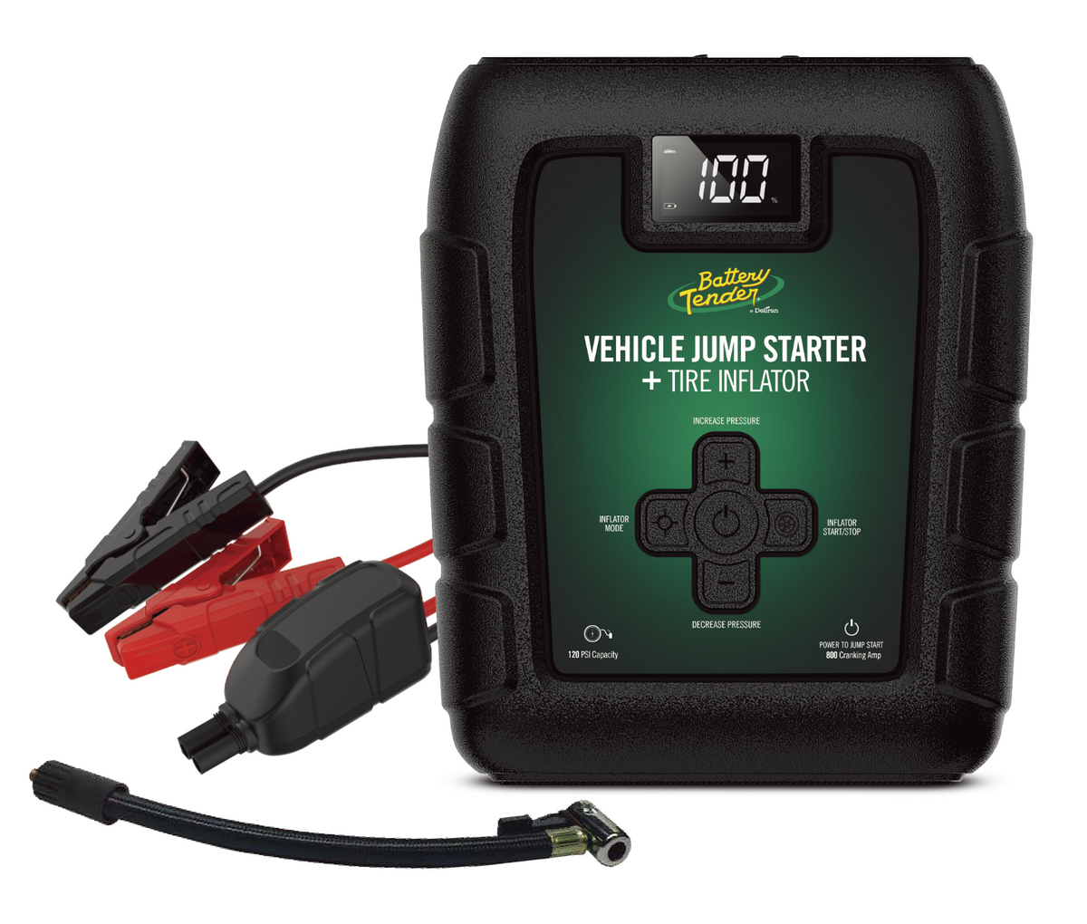 Jump N Start 800 Amp Jump Starter and Tire Inflator - Battery