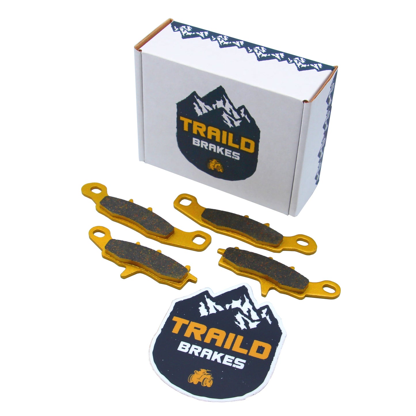 Kawasaki Brute Force/Prairie KVF 650/700 2002-2013 Ceramic Brake Pad Set - Vehicle Parts & Accessories