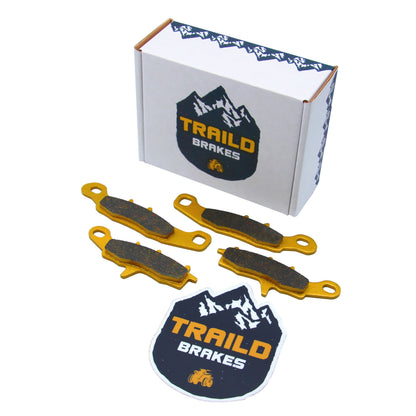 Kawasaki Brute Force/Prairie KVF 650/700 2002-2013 Ceramic Brake Pad Set - Vehicle Parts & Accessories