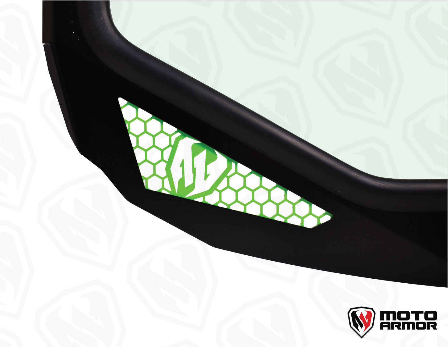 Kawasaki H2 Full Glass Windshield - Glass Front Windshield