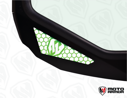 Kawasaki H2 Full Glass Windshield - Glass Front Windshield
