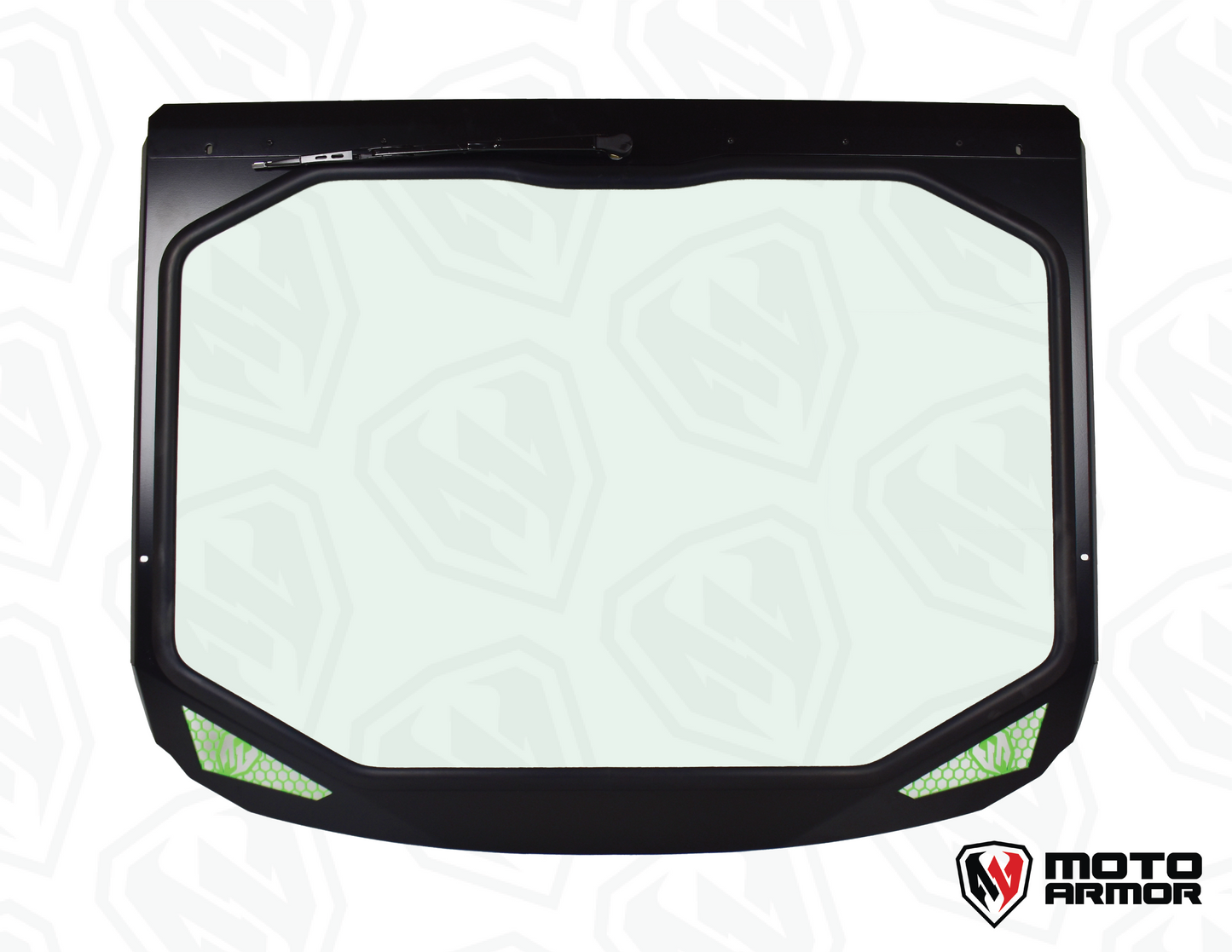 Kawasaki H2 Full Glass Windshield - Glass Front Windshield