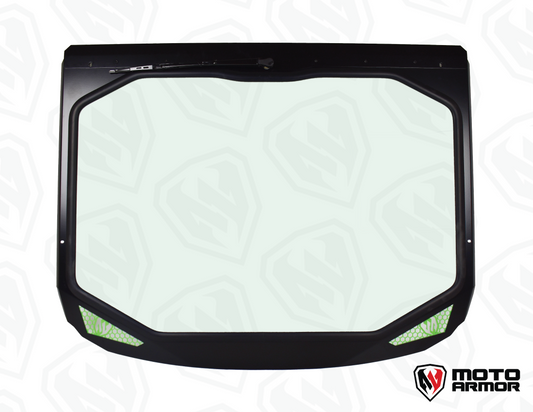 Kawasaki H2 Full Glass Windshield - Glass Front Windshield