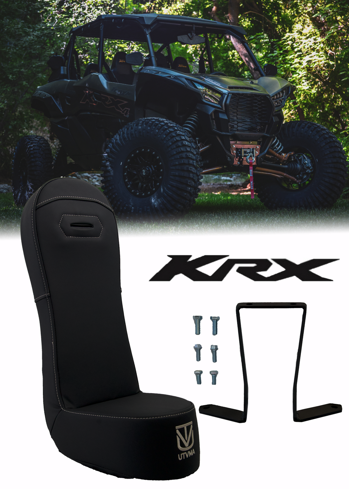 Kawasaki KRX 4 Rear Bump Seat (2023+) - Bump Seat