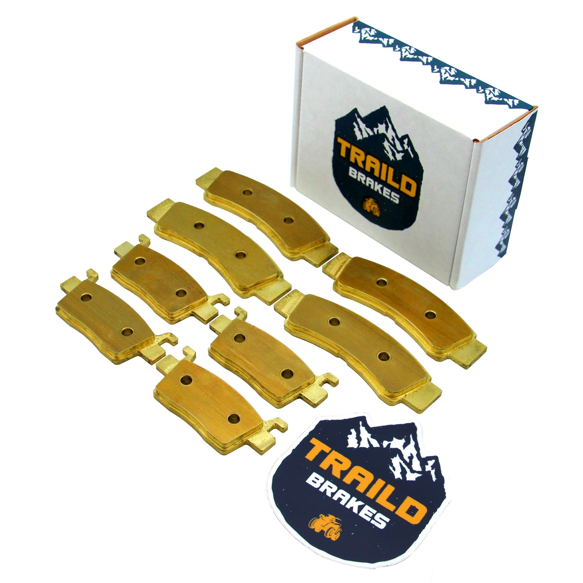 Kawasaki KRX/KRX4 1000 2020-2026 Brass Brake Pad Set - Vehicle Parts & Accessories