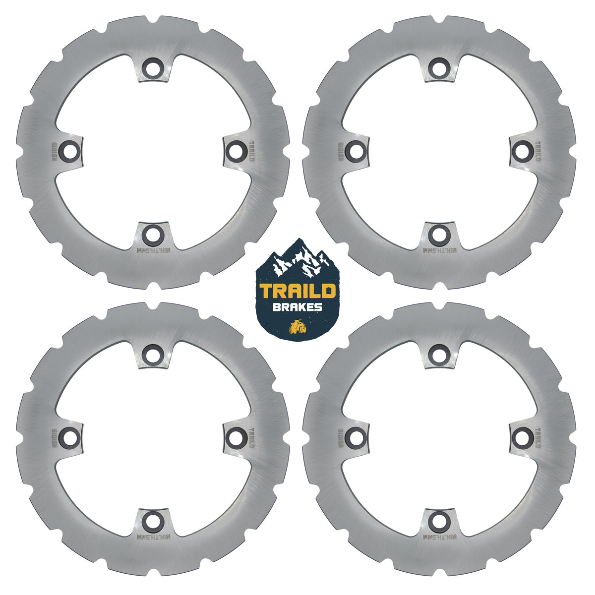 Kawasaki KRX/KRX4 1000 2020-2026 Ridge Rider Disc Brake Rotor Kit - Brake Rotors