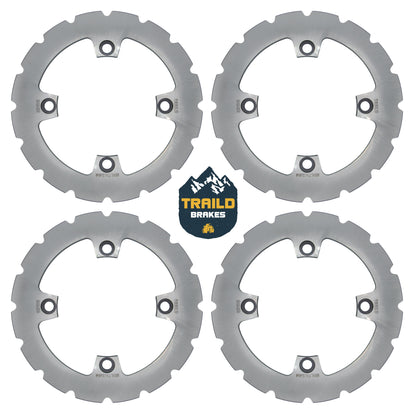 Kawasaki KRX/KRX4 1000 2020-2026 Ridge Rider Disc Brake Rotor Kit - Brake Rotors