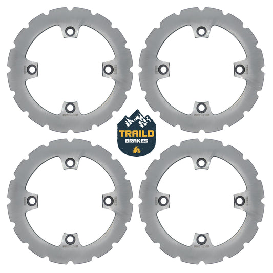 Kawasaki KRX/KRX4 1000 2020-2026 Ridge Rider Disc Brake Rotor Kit - Brake Rotors