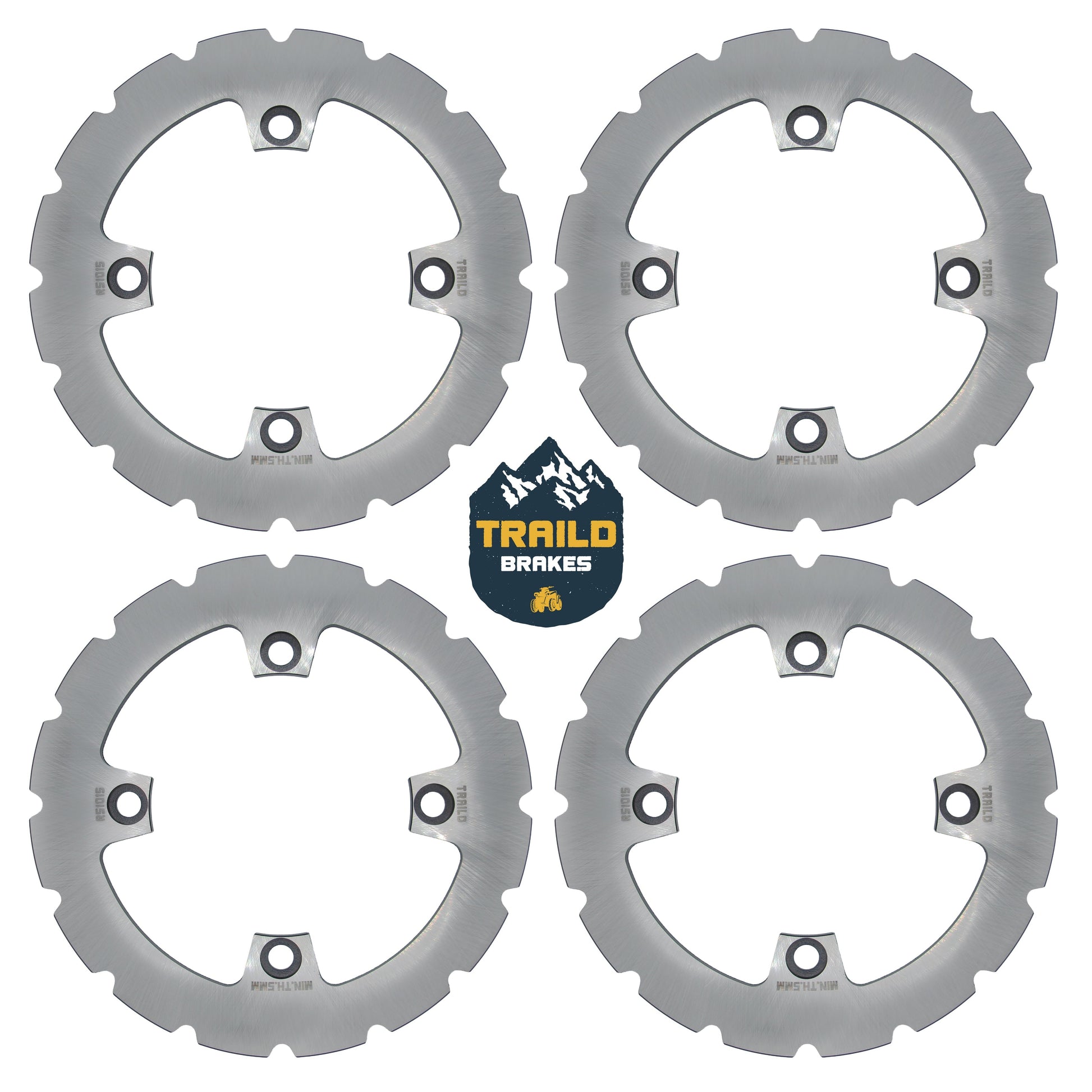 Kawasaki KRX/KRX4 1000 2020-2026 Ridge Rider Disc Brake Rotor Kit - Brake Rotors
