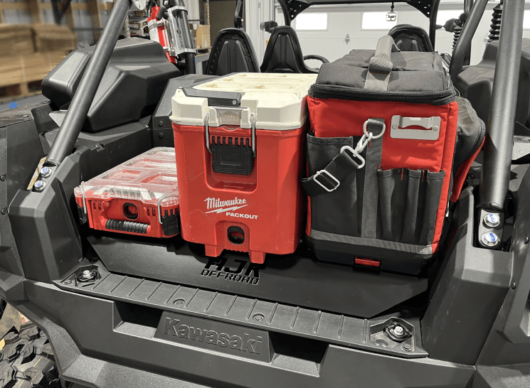 Kawasaki KRX Packout Mount - Subwoofer Compatible - Storage Options
