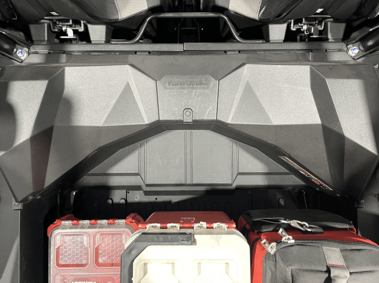 Kawasaki KRX Packout Mount - Subwoofer Compatible - Storage Options