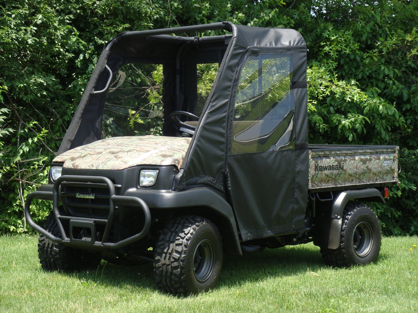 Kawasaki Mule 3000/3010 - Door/Rear Window Combo - Full Door/Back Panel