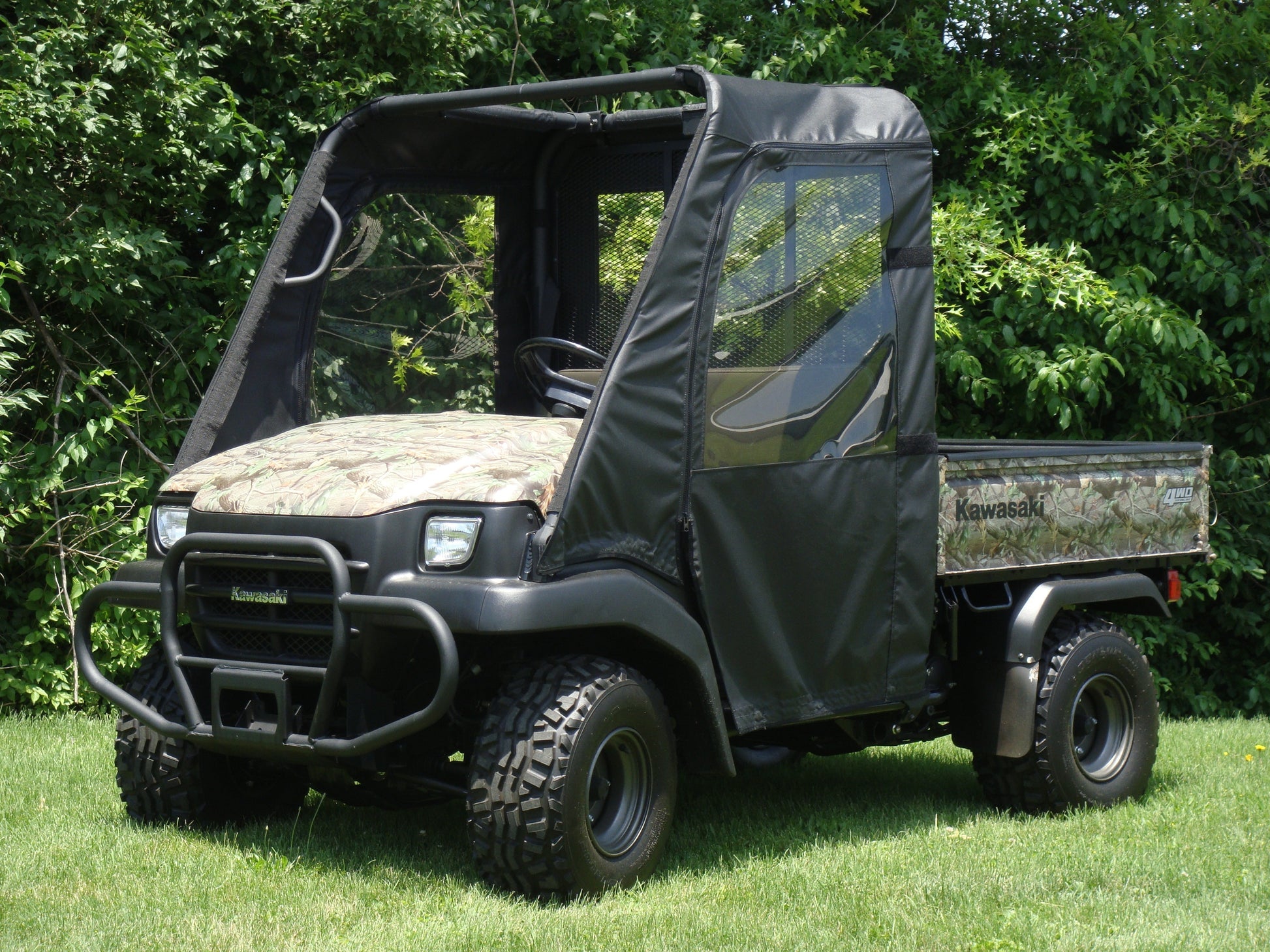 Kawasaki Mule 3000/3010 - Door/Rear Window Combo - Full Door/Back Panel