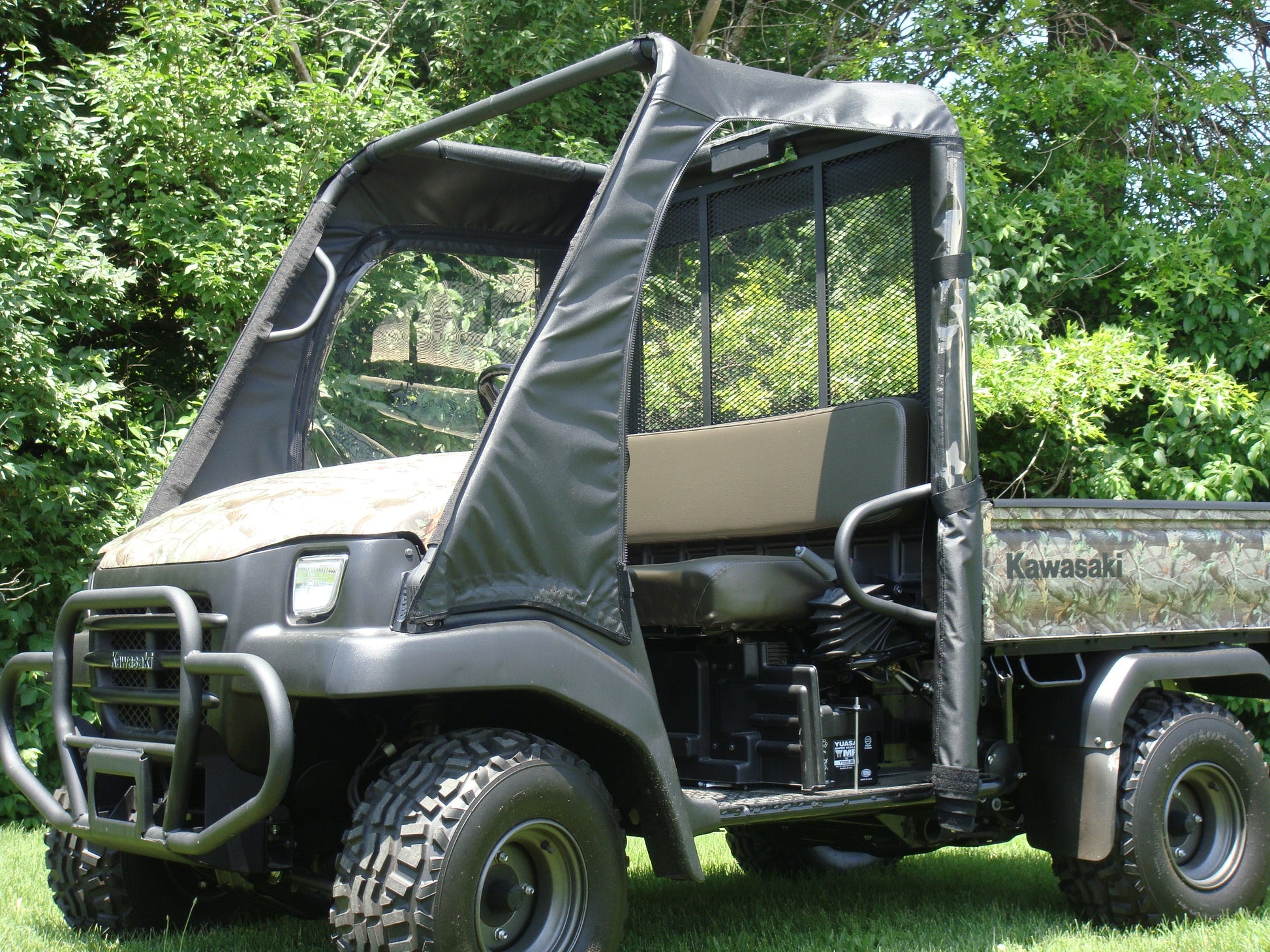 Kawasaki Mule 3000/3010 - Door/Rear Window Combo - Full Door/Back Panel