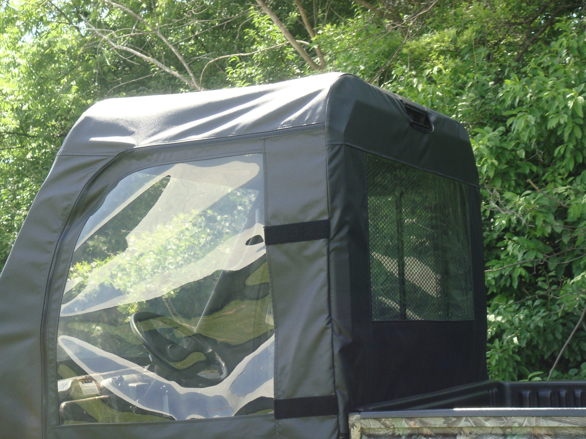 Kawasaki Mule 3000/3010 - Full Cab Enclosure with Vinyl Windshield - Full Cab Enclosure