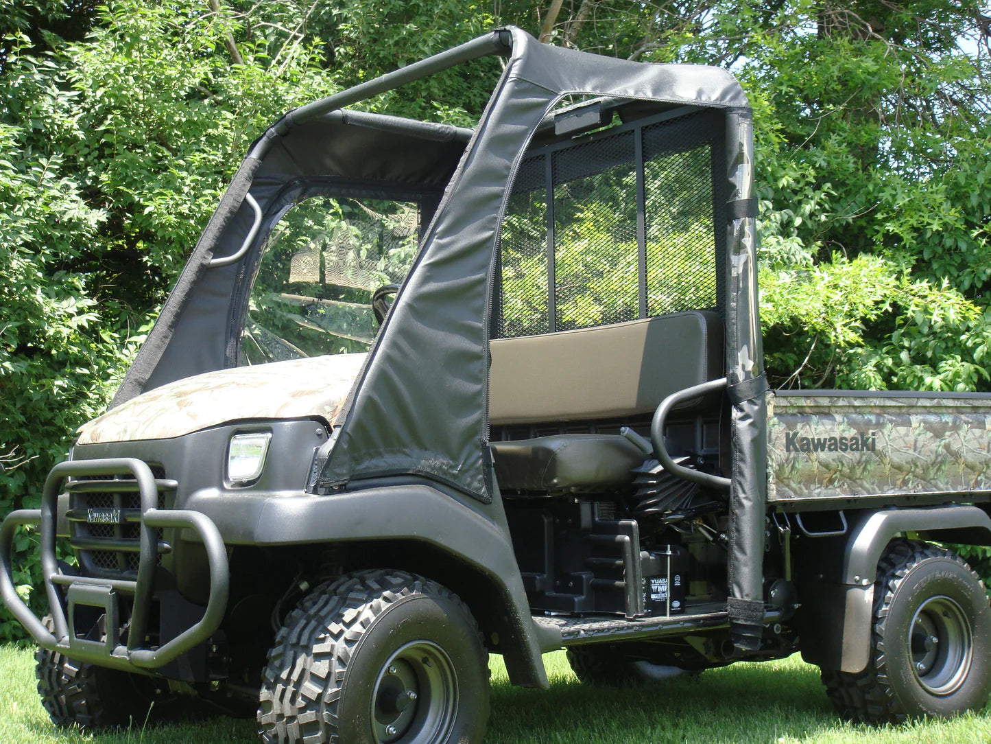 Kawasaki Mule 3000/3010 - Full Cab Enclosure for Hard Windshield