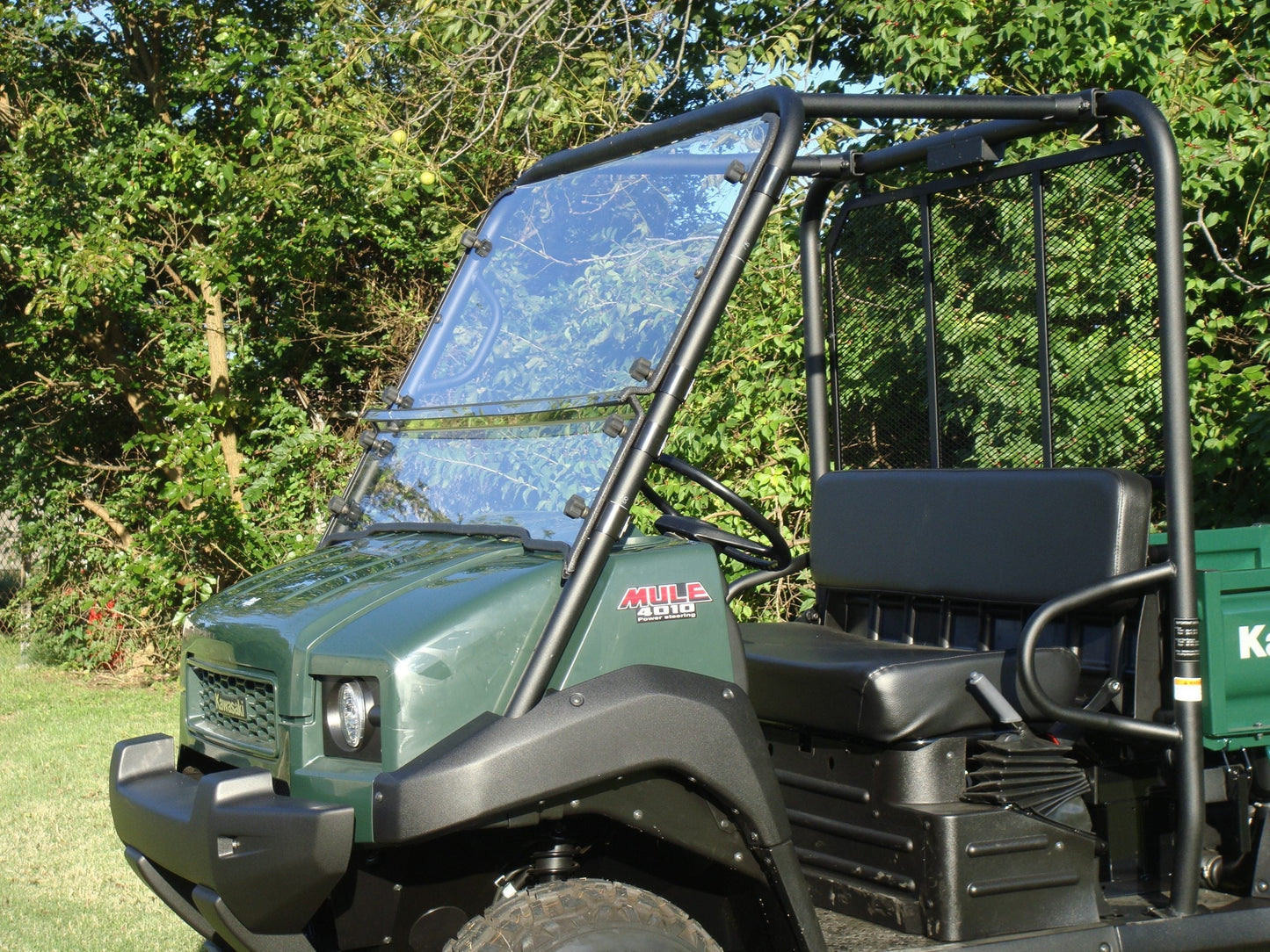 Kawasaki Mule 3000/3010 Trans - 2 Pc Scratch-Resistant Windshield - Windshields