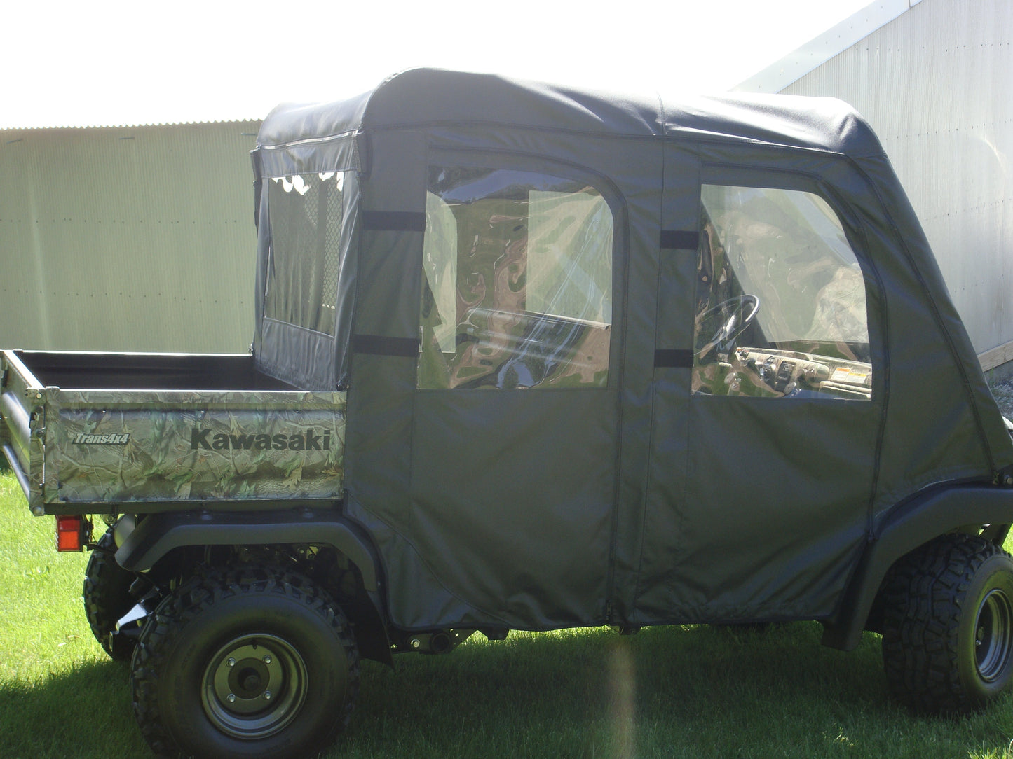 Kawasaki Mule 3000/3010 Trans - Door/Rear Window Combo - Full Door/Back Panel