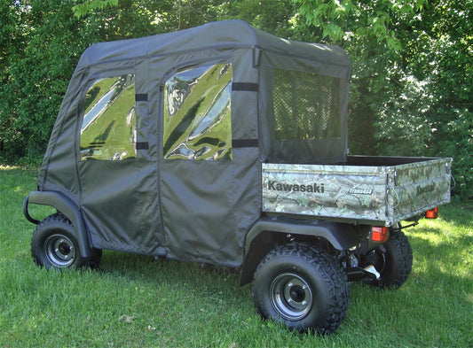 Kawasaki Mule 3000/3010 Trans - Full Cab Enclosure for Hard Windshield - Full Cab Enclosure