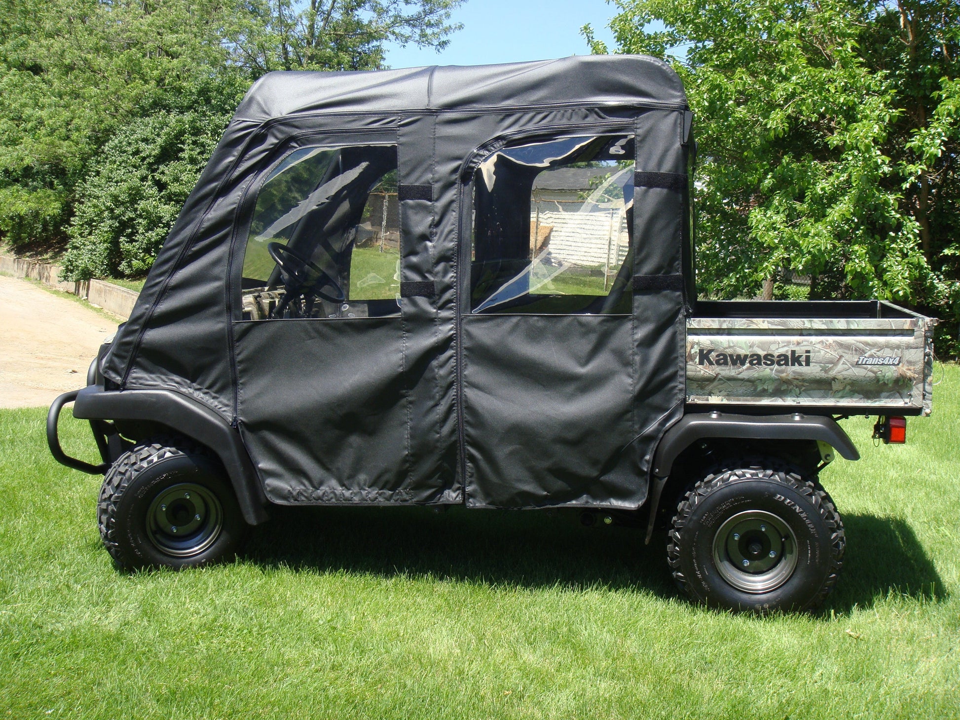Kawasaki Mule 3000/3010 Trans - Full Cab Enclosure with Vinyl Windshield - Full Cab Enclosure