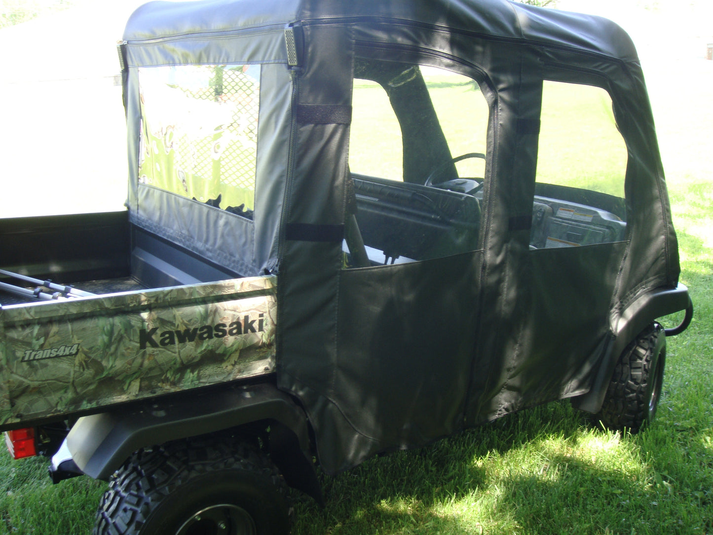 Kawasaki Mule 3000/3010 Trans - Full Cab Enclosure with Vinyl Windshield - Full Cab Enclosure